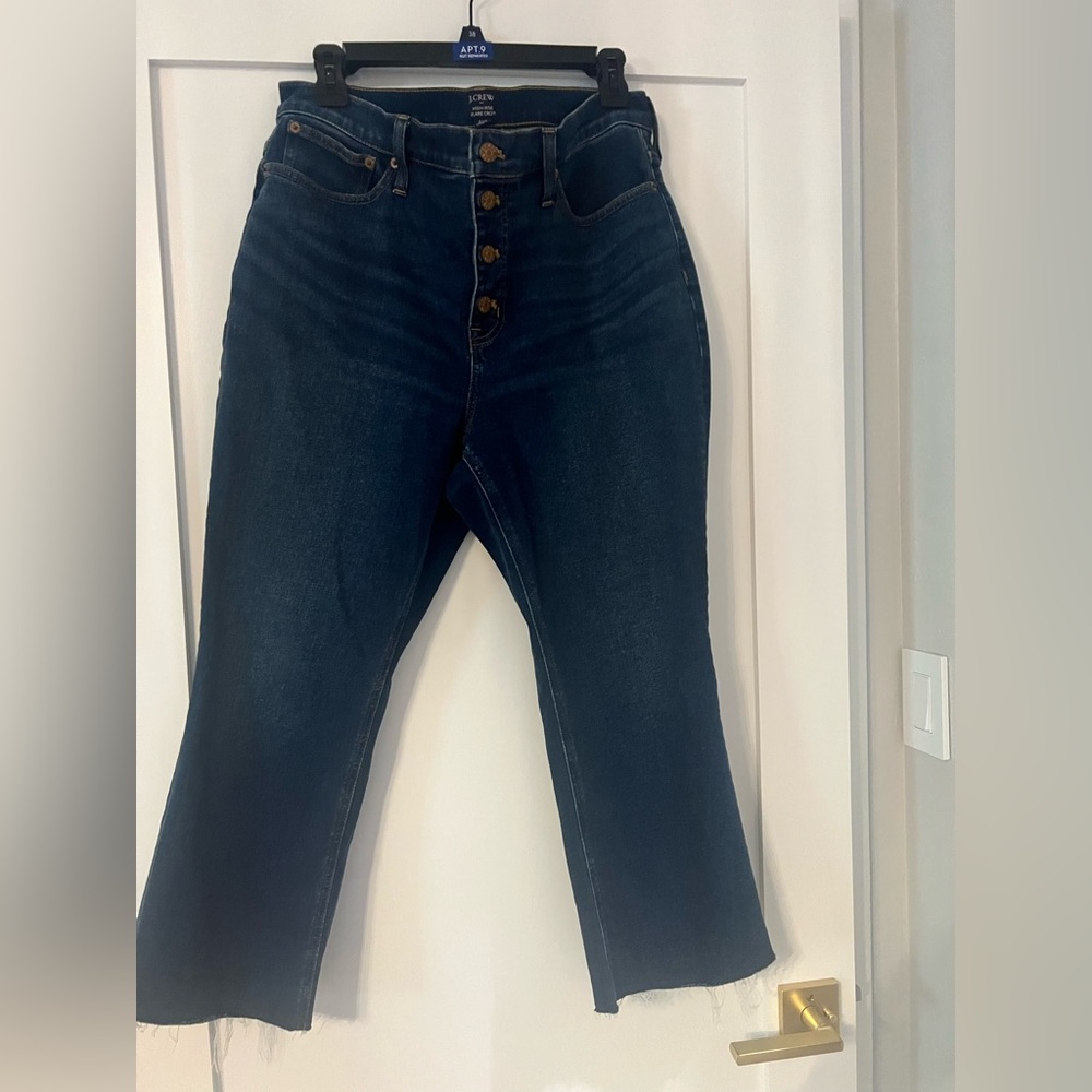 J Crew High Rise Flair Crop